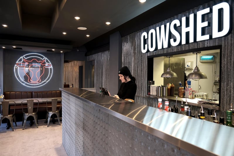 Cowshed Burgers is open Monday - Sunday, 5 - 9pm.