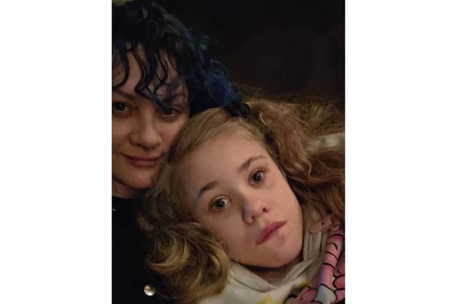 Raven with mum, Lisa