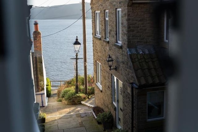 The cottage sits within a quaint pedestrian-only alley that opens out to reveal a stunning seascape.
Binnacle Cottage, Shop Alley, Runswick Bay, is priced at £350,000​, with Blenkin and Co York. Call 01904 671672.