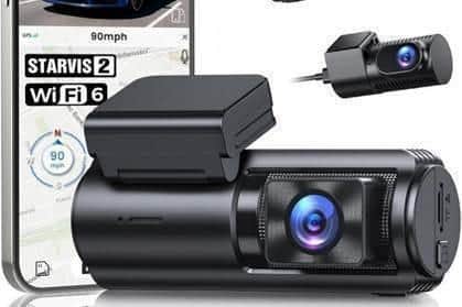 GKU E200 4K+4K Dash Cam —available now on Amazon and through the official GKU website for £129.99.