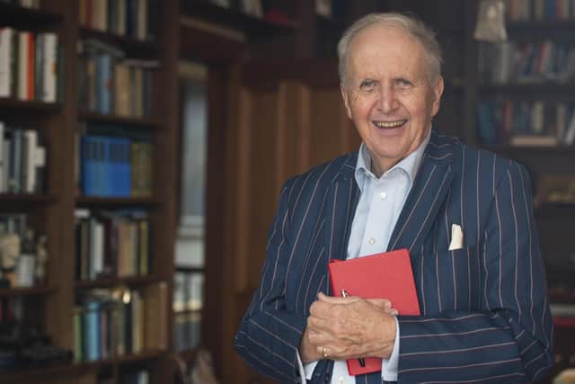 Writer Alexander McCall Smith photographed at home in Edinburgh.  9/11/2023  Writer Alexander McCall Smith photographed at home in Edinburgh (credit: Kirsty Anderson)