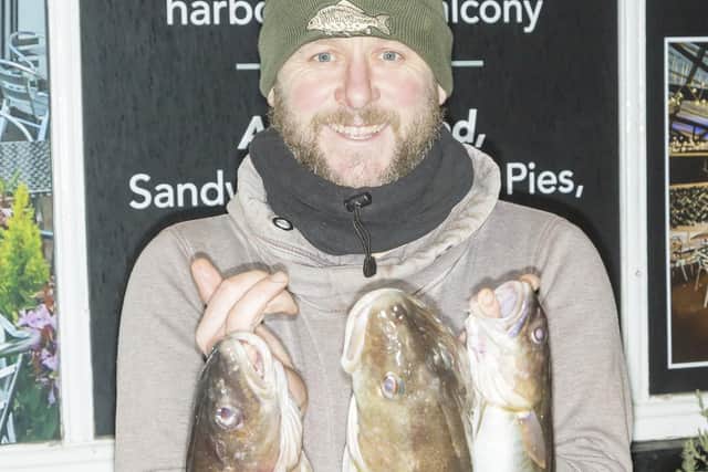 Rob Taylor with Sunday's Heaviest Bag of Fish 8 lb 7½ oz.
