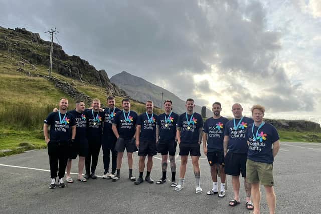 Joe and team after completing the National Three Peaks