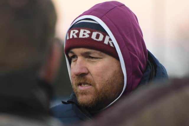 Scarborough RUFC Head Coach Matty Jones.