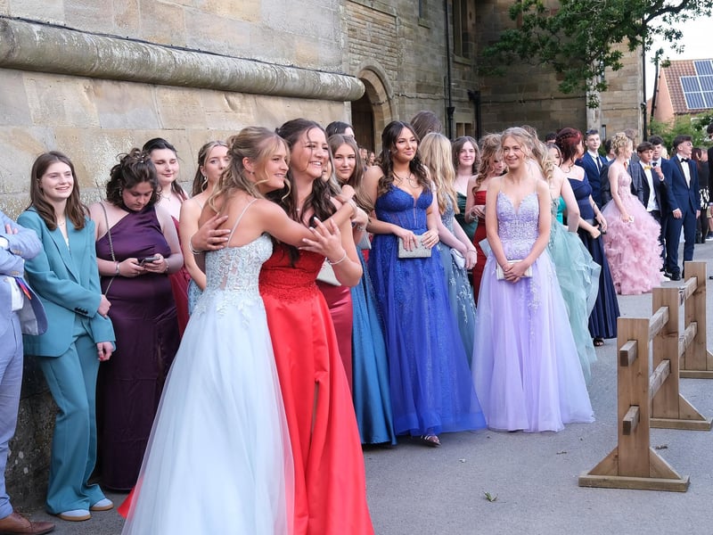 Caedmon College celebrate their prom night.