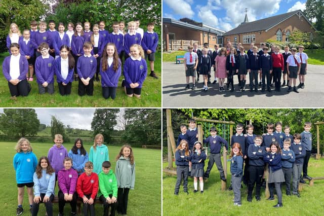 Primary school leavers from around Scarborough area schools.