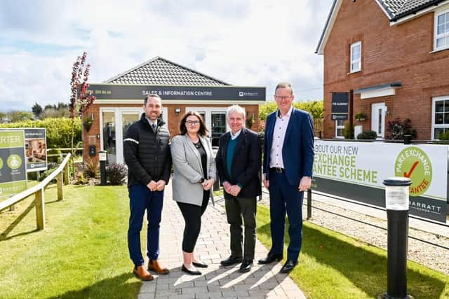 The Barratt Homes team welcomed Sir Robert Goodwill MP to Abbey View in Whitby