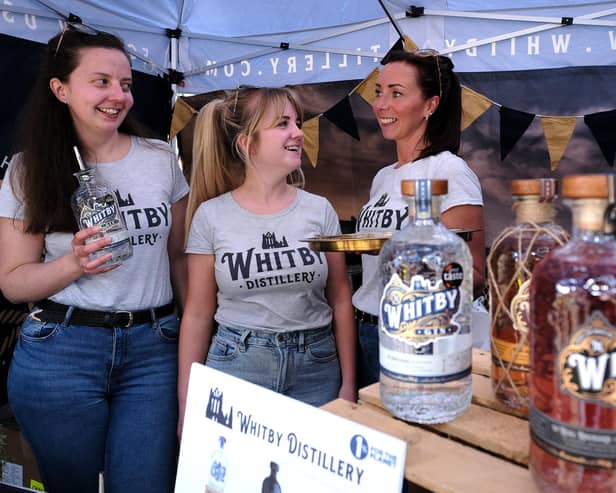 Whitby Distillery stand at the Fish and Ships Festival.picture: Richard Ponter