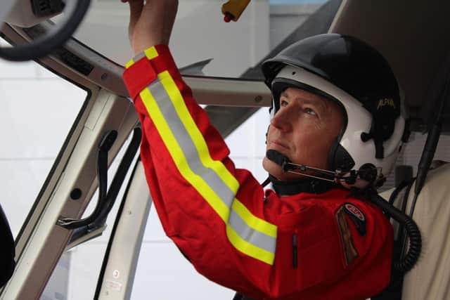 Great North Air Ambulance pilot JJ Smith - Image: GNAAS