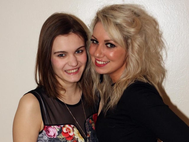Becci (Beverley), Meg (Hunmanby) celebrating Meg's 22nd birthday.