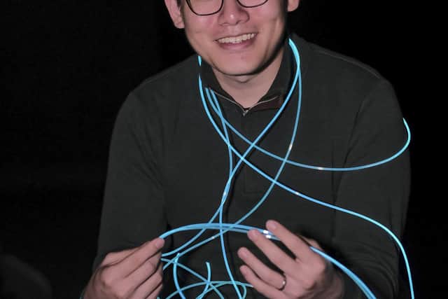 TK Hay, theatre designer who has designed the set for Constellations at The Stephen Joseph Theatre, Scarborough