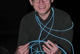 TK Hay, theatre designer who has designed the set for Constellations at The Stephen Joseph Theatre, Scarborough