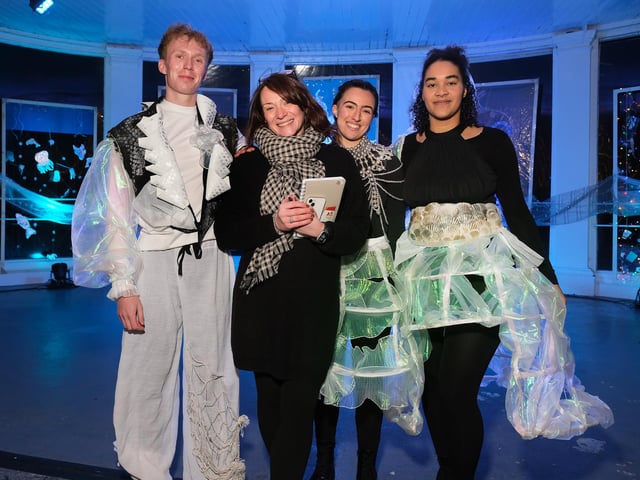 Luis Dunn, Zoe Leigh Gadd, Haizea Andueza and Aline Simo Kamga