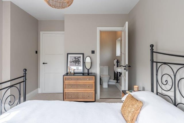 One of four bedrooms within the house: two bedrooms have en suite facilities.
