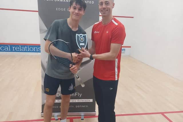Scarborough's Ben Squires was named the North East Regional U17s squash champion.