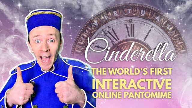 Panto Live presenting Cinderella - 'the world's first interactive online panto