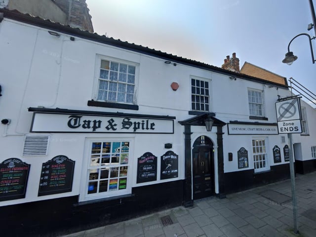 Tap and Spile received 3 votes and it is located on Falsgrave Road.