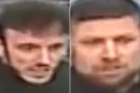 Police want to speak to these two men about the theft of high value computer equipment from Currys’ store in Scarborough on February 22.