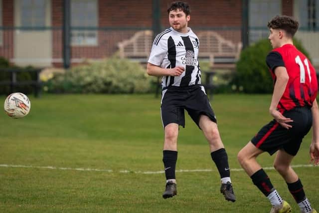 Thomas Hepton was on target twice in Kirkdale's 5-4 victory against Snainton. Photo by Colin Dilcock