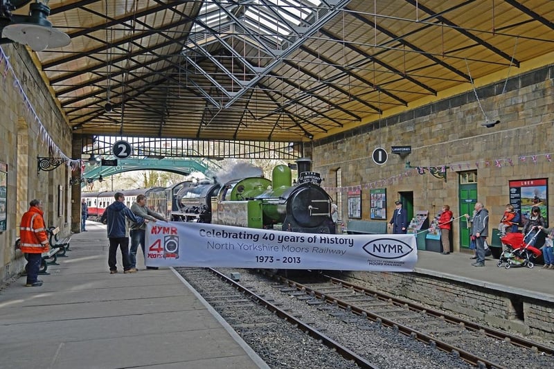 Pickering station celebrated the 40th anniversary of the reopening of the NYMR in May 2013.