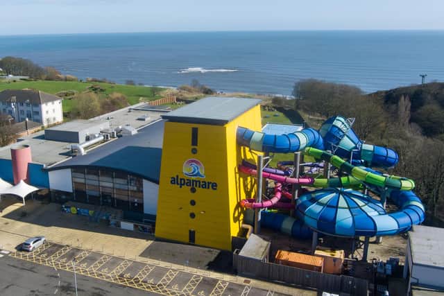 Alpamare Water Park In Scarborough.