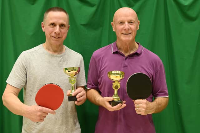 Action from the Bridlington Table Tennis League. Photos by Tony Wigley