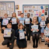 Pupils from St Mary & St Joseph VC Academy  with their great designs.
