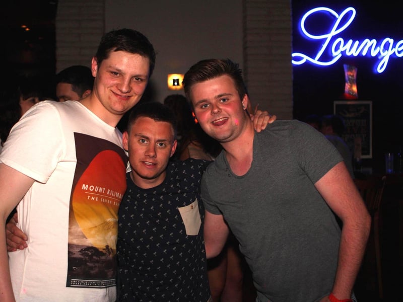 Dave, Lewis & James from Macclesfield in Blue Lounge
132227a