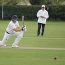 Teenager Tom Rook, pictured in action at Pocklington School earlier this year, hit a century for Londesborough Park on Saturday. Photo by Phil Gilbank