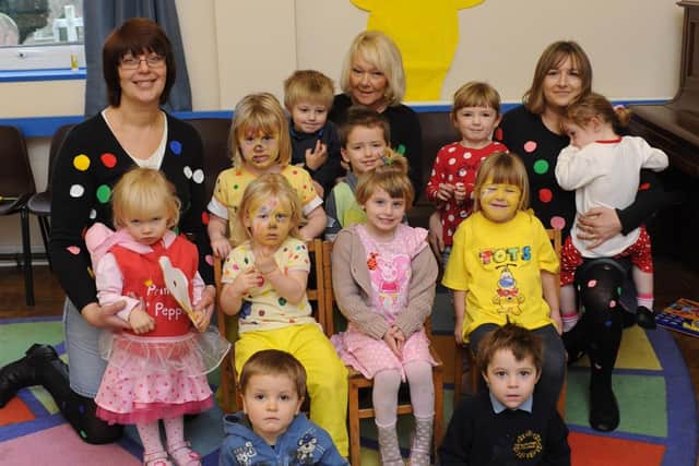 Flamborough Pre School during the Children in Need day in 2010. (PA1046-20a)