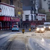 Scarborough has been issued an 'act now' flood warnings, while a flood alert is in place between Whitby and Filey. Road. Photo: Richard Ponter