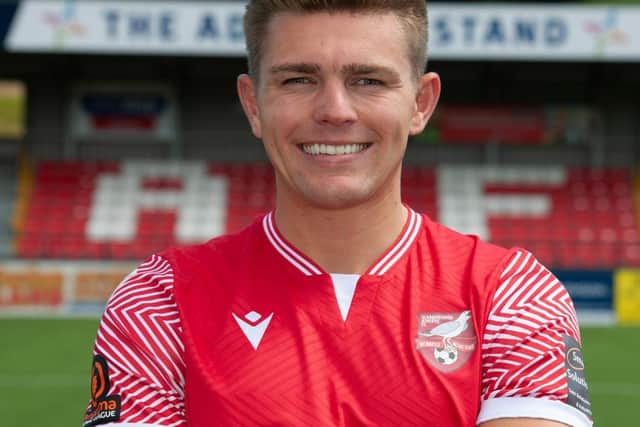 The returning Jake Charles bagged two goals for Boro in the 4-2 defeat of Thornaby