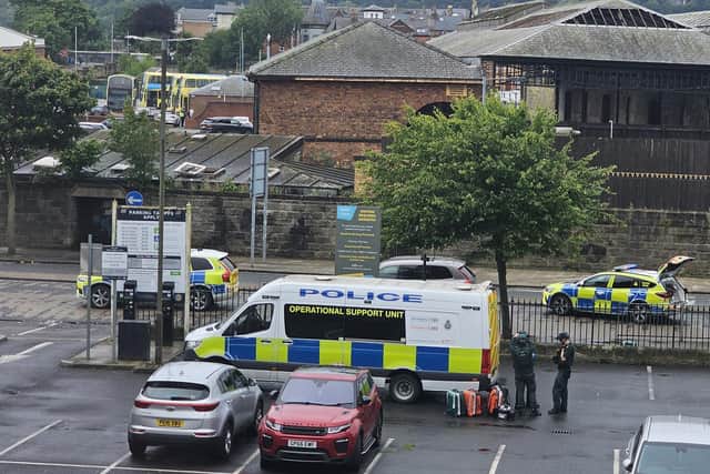 Officers from the Operational Support Unit were also on scene - Image: David Darcy