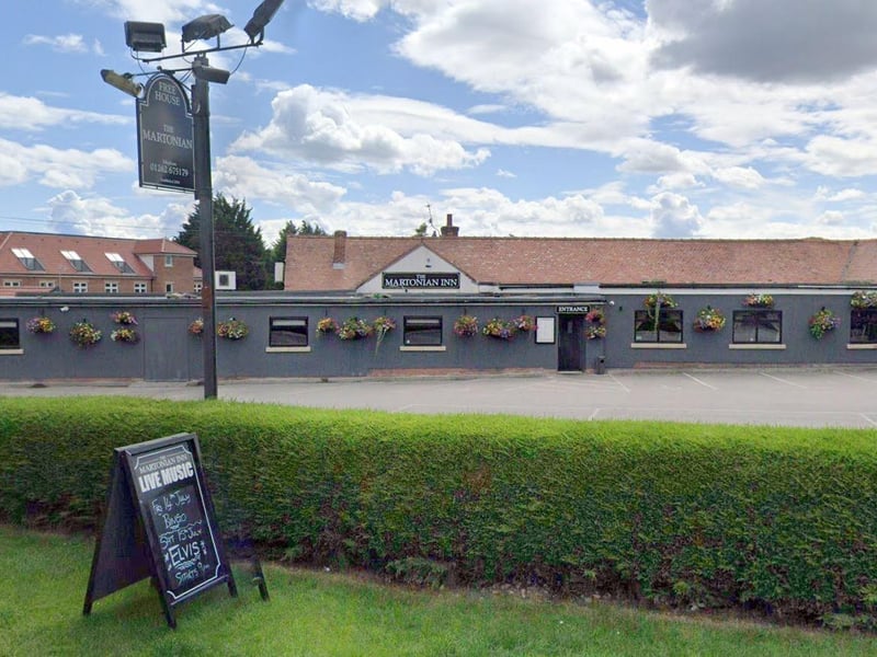 The Martonian Inn is located on Jewison Lane. One Google Review said "A very nice pub. The food was excellent, with reasonable portions and very good value.
The staff were friendly,  polite, and good at their jobs."