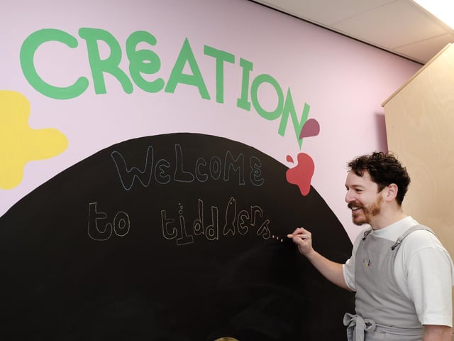 Tom White looking forward to the opening.