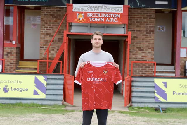 Will Annan has re-signed for Bridlington Town. Photo by Alexander Fynn