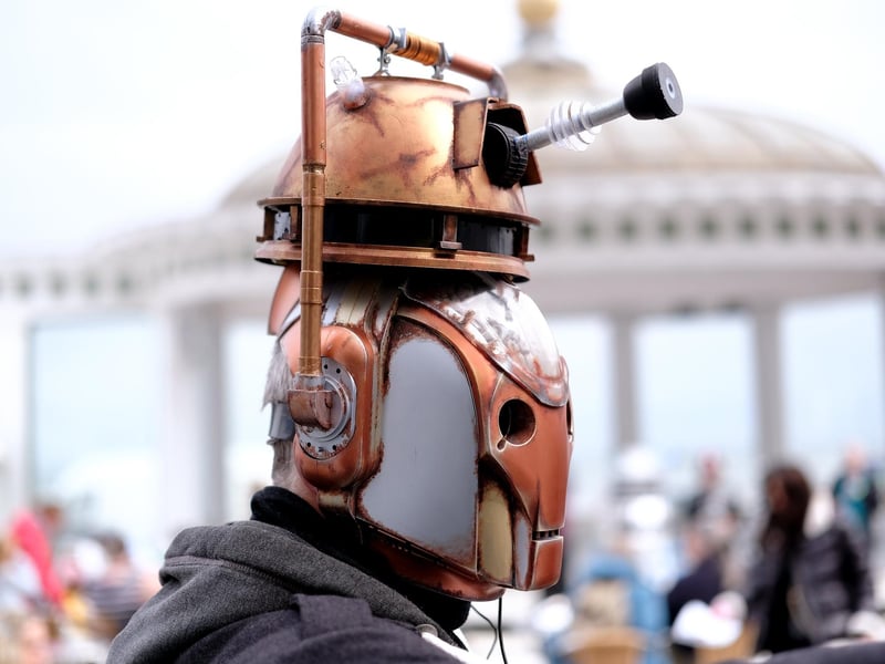 Cyber Dalek at the Sci-Fi festival.