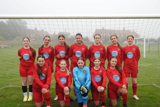 Scarborough Ladies FC Under-14s won 122 at Bishopthorpe Purples.