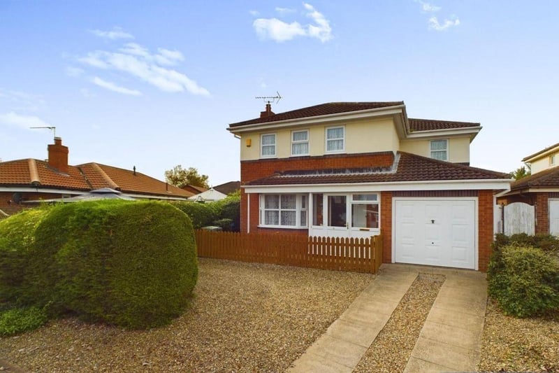 This five bedroom detached house is for sale with Hunters for £280,000.