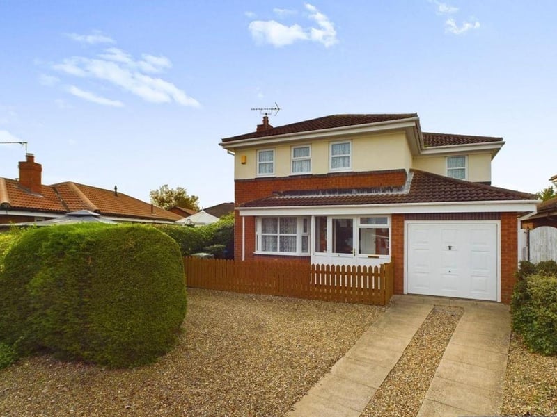 This five bedroom detached house is for sale with Hunters for £280,000.