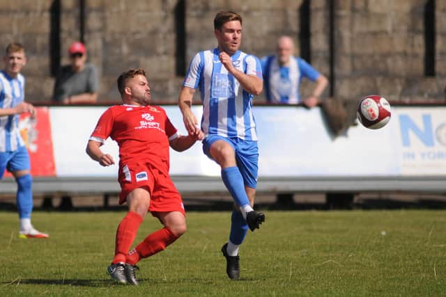 Andy Norfolk came off with an injury in the loss against Colne