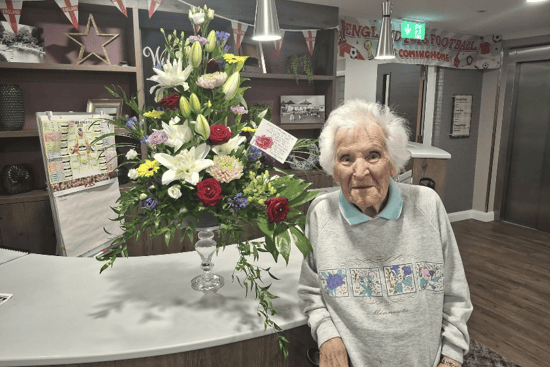 Resident Betty Wright celebrated her 103rd birthday in style