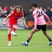 Kieran Burton in action for Boro against Curzon Ashton  PHOTO BY VIKING PHOTOGRAPHY YORK