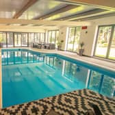 This inviting pool is part of a leisure provision with a gym, showers and seating areas.