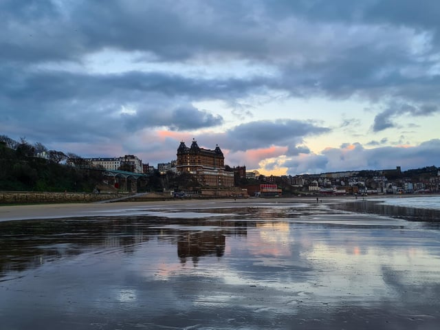 Wintry sunrise over The Grand.