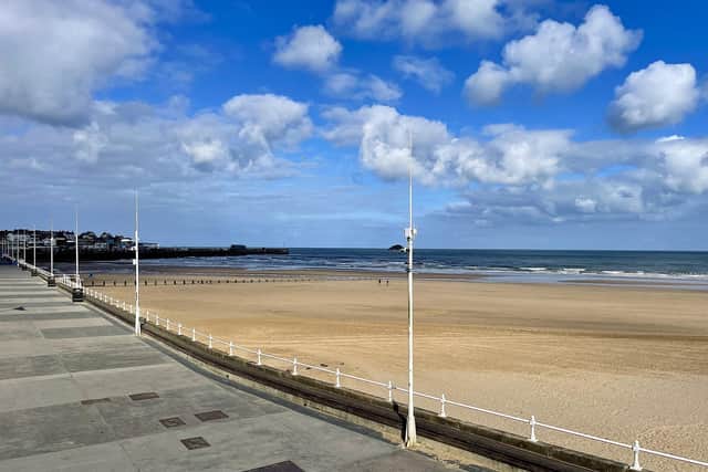 Bridlington South Bay as it looks today.