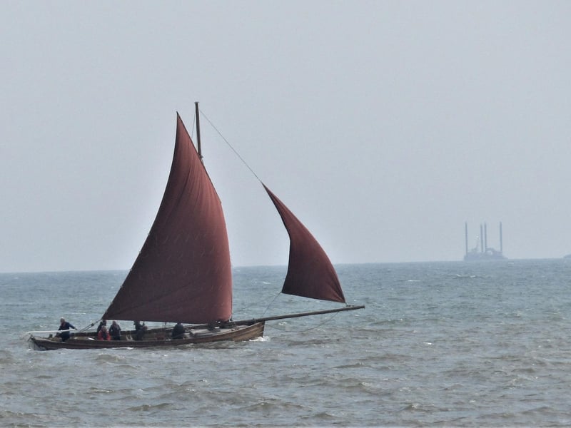 Boat out at sea.
picture by Linda Ellis.