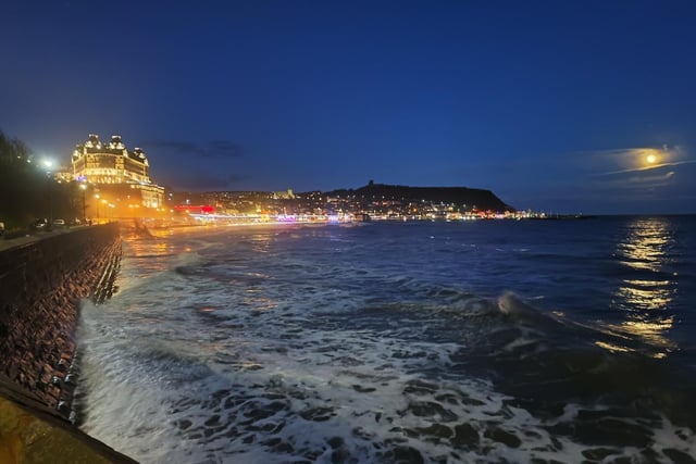 Bright lights of Scarborough's South Bay.