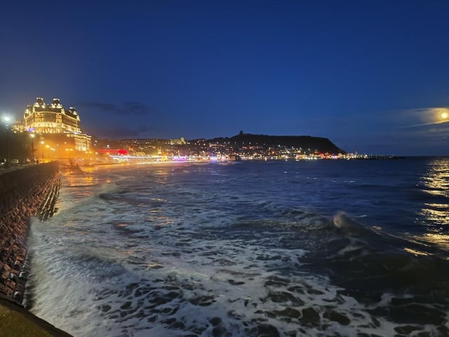 Bright lights of Scarborough's South Bay.