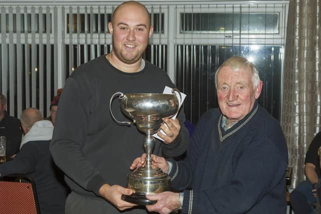 Brad Chapman, left, won the WSAA Open match on Sunday. PHOTO BY PETER D HORBURY